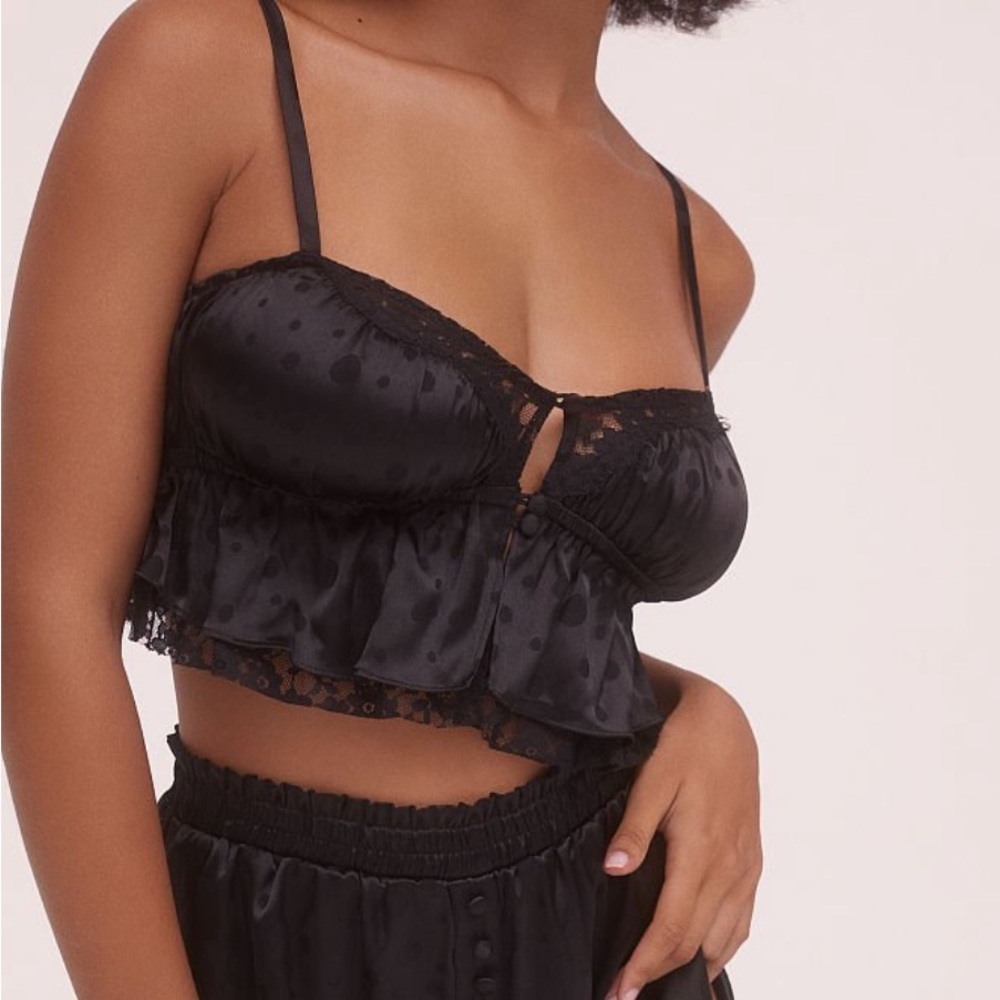 Fleur Jacquard Crop Top For Love and Lemons S NWT